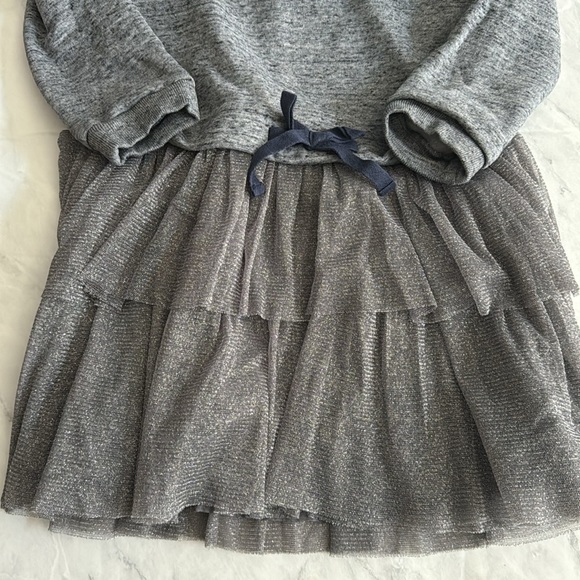 Sweater dress with tulle skirt - Picture 2 of 3